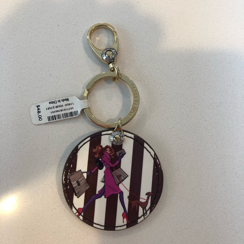 Henri Bendel Strut your Stuff Keychain